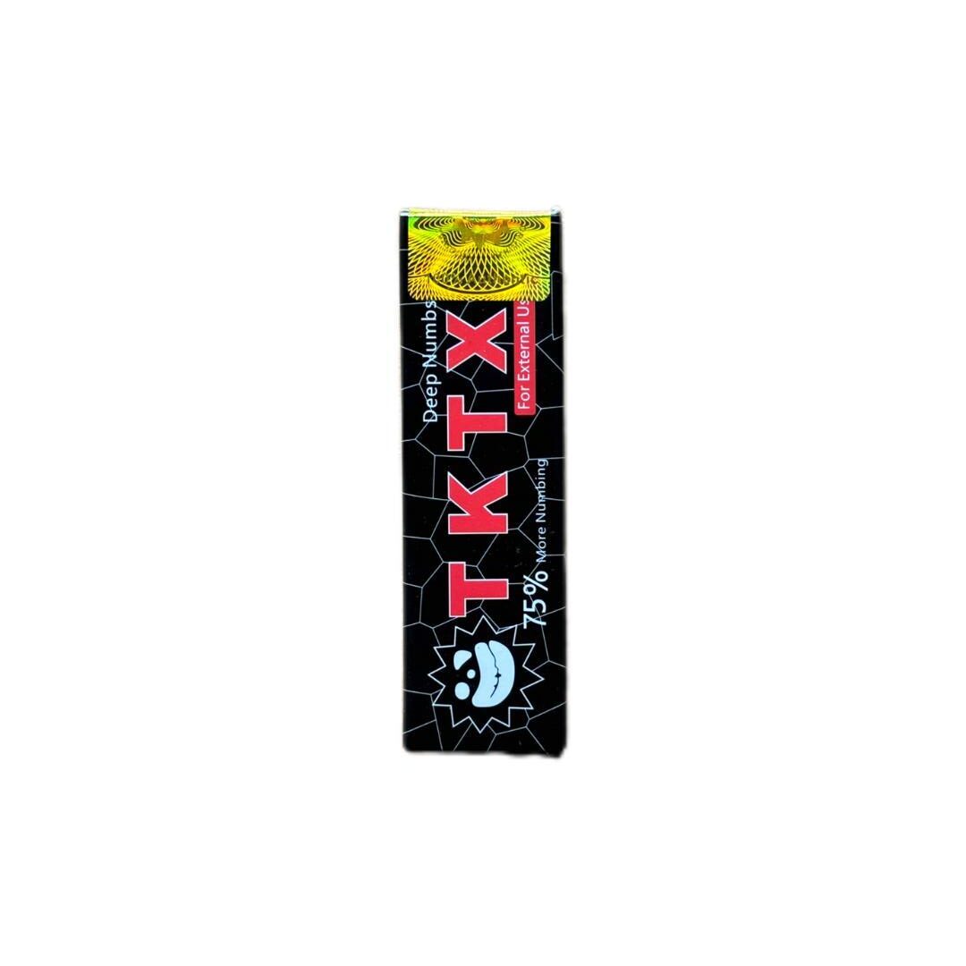 TKTX Black 75% Crema anestésica para tatuajes